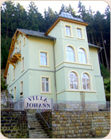 Blick auf die Villa Johann